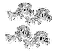 ifundom 4piezas Cajas De Carriage Para Fiesta De Elegantes Cajas De Dulces y Joyas Diseño Creativo Para Bodas y Celebraciones Decoración Chic y Resistente