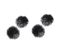 ifundom 4piezas Cubierta De Micrófono Clip Funda Antiviento y Antisudor Reducción De Ruido Para Grabación y Transmisión Accesorios Para Micrófonos