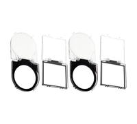 ifundom 4piezas Cubierta Protectora del Botón de Encendido Protector de Seguridad para Ordenadores de Escritorio Lavavajillas Lavadoras y Elevadores Cubierta de Interruptor de Computadora