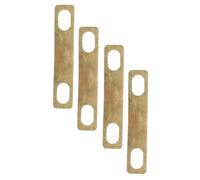 ifundom 4piezas Junta De Metal Para Mástil De Guitarra De Latón Duraderas Para Luthiers