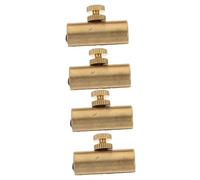 ifundom 4piezas Mute Para De Accesorio Para Suprimir Molestas Tone Mute Color Dorado Para Práctica y Presentaciones