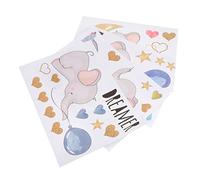 ifundom 4piezas Pegatinas Decorativas Calcomanía De Pared Forma De Globo De Elefante y Dibujos Animados Calcomanía De Pared De Arcoíris Creativa De Globo Para Habitación Infantil y Decorac