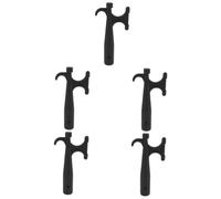 ifundom 5 Piezas Accesorios para bicheros para atraque bichero para atraque Extremo del bichero extensión cámping Gancho de Bote Salvavidas Gancho para canotaje Nylon Black