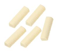 ifundom 5 Piezas Accesorios para Mandolina Profesional de Cuerdas Cejuela de Hueso Duradera para Instrumento Musical Tuerca de Mandolina Ranurada Tuerca de Cuerda