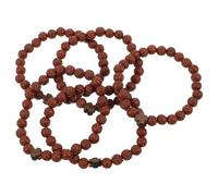 ifundom 5 Unidades Pulsera Cristiana de Cuentas con Cruz Estilo Madera Natural, Ligera y Duradera, para Hombres y Mujeres en Oraciones y Colecciones Religiosas