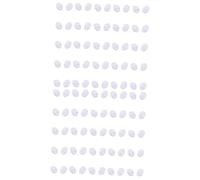 ifundom 50 Pares Almohadillas Nasales de Silicona Transparentes Antideslizantes para Gafas, Diámetro 9 Mm, 25 Pares, Soporte Cómodo para Gafas de Sol y Graduadas en Actividades al Aire