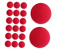 ifundom 55 Piezas Narices de Esponja Roja Suaves y Cómodas para Disfraces de Halloween y Fiestas de Circo para Adultos