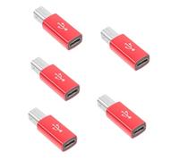 ifundom 5piezas Adaptador Type-c Usb Para Piano y Impresoras Conector Midi Macho Metal Para Música y Audio Compatible Dispositivos Electrónicos