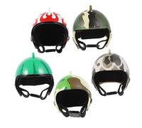 ifundom 5piezas Casco De Gallina Casco Cabeza De Estilo Variado para Mascotas Aves De Corral como Loros Patos y Gallinas Pequeñas