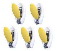 ifundom 5piezas Cortaúñas De Forma De Kit Creativo De Cuidado De Uñas Para Recién Nacidos Diseño Divertido Color Aleatorio Herramienta Segura y Práctica Para Uso Infantil