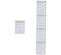 ifundom 5piezas Gráfico De Práctica De Trompeta Diagrama De Acordes Para Principiantes Guía De Notas y Acordes Para Estudiantes y Clases De Música Ayuda Rápida y Efectiva