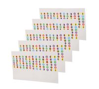 ifundom 5piezas Pegatinas Para Diapasón De Guitarra Notas Adhesivas Para Trastes De Ukelele Tabla De Acordes De Ukelele Mapa De Trastes De Guitarra Para Aprender Practicar Etiqueta Para Di