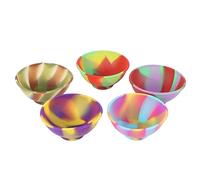 ifundom 5piezas Tazón De Silicona Para Niño Niña Para Alimentación Infantil Para Arroz Postres y Fácil De Limpiar y Seguro Para Usar