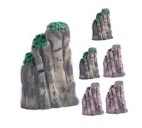 ifundom 6 Piezas Miniatura de Rocalla Decorativa para y Escritorio Paisaje Micro Jardín Refugio para Peces para Ornamentación de Bonsái y Paisajismo