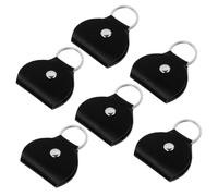 ifundom 6 Piezas Porta Púas De Guitarra Bolsa De Cuero para Púas De Guitarra Llavero para Guardar Casa Estudio