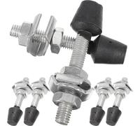 ifundom 6 Tornillos de Palanca Hierro Galvanizado y Plástico Cabeza Moleteada Presión de Sujeción Estable y Resistencia al Óxido para Carpintería para Uso Profesional