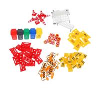 ifundom 67 Piezas Señales de Tráfico para Conjunto Educativo con Conos y Señales Miniatura para Aprender Fomentar Imaginación y Coordinación Mano-Ojo de Parque y Escuela