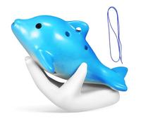 ifundom 6agujeros Ocarina Forma De Soporte Libro De Canciones Inglés y Correa Para Principiantes Instrumento Musical Para Aprender Fácilmente
