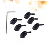 ifundom 6piezas Nut De Bloqueo Para Guitarra Eléctrica Sin Cabeza Conjunto De Cejuela y Tornillos Color Negro Incluye Llave De Instalación