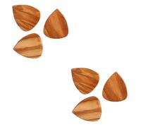 ifundom 6piezas Púas De Guitarra De Madera De Olivo Plectros Para Guitarra y Ukelele Accesorios Musicales y Cómodo