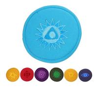 ifundom 7 Piezas Estera Del Fondo Del Tazón Cantando Cojín De Tazón De Sonido Budista Cojín Cuenco De Oración Cuenco De Sonido Música De Saxaboom Portavasos Tibetano Poliéster