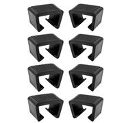 ifundom 8 Piezas Clips para Muebles de Exterior de Ratán y Mimbre Sujetadores Resistentes y Fáciles de Instalar para Sofás y Sillas de Jardín Conectores Compactos para Muebles de Terraza