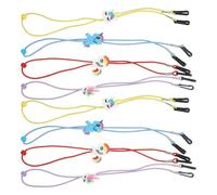 ifundom 8 Piezas de Cordones para Gafas de Silicona Diseño de Unicornio, Correa Ajustable Antipérdida para Máscaras y Gafas de Sol
