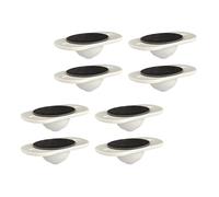 ifundom 8 Piezas Rueda Autoadhesiva para Caja de Almacenamiento Rueda de Caja Giratoria Silenciosa de Abs y Acero Inoxidable 304 de Color Claro de Almacenamiento Embalaje Estante