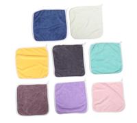 ifundom 8 Toallitas Faciales de Franela para Niños, Paños Cuadrados Absorbentes y Suaves, Aptos para Baño y Cocina, Lavables a Mano y Máquina Varios estilos