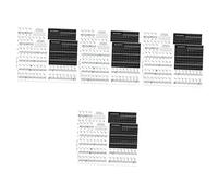 ifundom 8juegos Pegatinas Decorativas Para Teclado De Piano De Etiquetas Para Claves Para Aprender Piano Fáciles De Instalar y Retirar Para Principiantes