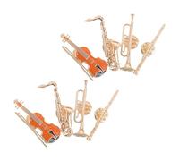 ifundom 8piezas Broche de Instrumento Musical Juego de Insignias de Metal para Hombres y Mujeres Accesorios de Solapa de Moda para Mochilas Camisas Bufandas Decoración Estilos