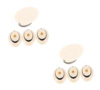 ifundom 8piezas Cabeza De Pólo Superior Para Erhu Accesorios Chinos Repuestos Duraderos y Atractivos Para Mantenimiento De Erhu