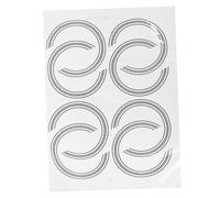 ifundom 8piezas Calcomanías Para Guitarra Pegatinas De Decoración Para Agujero De Anillos De Incrustación Para Acústicas Autoadhesivas y Fáciles De Instalar