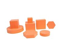 ifundom 8piezas Conjunto Cubos Geométricos De Colores para Fotografía Decorativa y Accesorios De Joyería Herramienta De Fondo Geométrico para Fotografía De Alimentos y Cosméticos