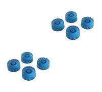 ifundom 8piezas Perillas Redondas De Control De Volumen y Tono Para Guitarras Eléctricas Pomo De Reemplazo Color Azul Texto Para Guitarras Estilo Vintage