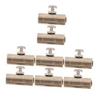 ifundom 8piezas Silenciadores Ajustables Para Accesorios Para Suprimir De Parte De Instrumento Musical Color Plateado