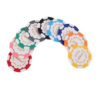 ifundom 9 marcadores de de Golf: Discos de Metal y plástico de 40 mm con fichas de Monedas - Marcadores de posición Planos - Accesorios Multicolores para golfistas.