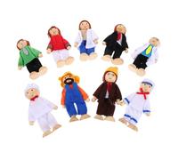 ifundom 9 Muñecas Imaginativas Montessori Articuladas Realistas Construcción Flexible Muñecas En Miniatura para Historias Familiares Figuras De Chef para Juguetes De Trabajo