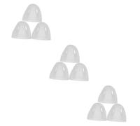 ifundom 9piezas Tapa De Biberón De Plástico Transparente Reemplazo Para Botellas De Leche De Diseño Práctico y Prueba De Fugas Compatible Biberones De Boca Ancha