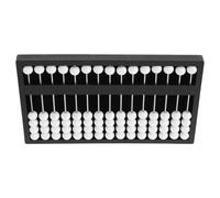 ifundom Ábaco Braille de Plástico Negro para Cálculo Aritmético, Herramienta Educativa para Estudiantes Ciegos, Juego Pequeño para Aprendizaje Matemático en Escuela y Hogar