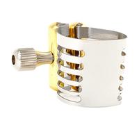 ifundom Abrazadera para Saxofón de Acero Inoxidable en Color Plata, Clip Ajustable y Resistente para Partes de Instrumentos de Viento y Mantenimiento