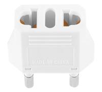 ifundom Adaptador Europeo de Viaje 6 Enchufes Múltiples, Compacto y Portátil, Enchufe Ac220V para Uso en Suministros Eléctricos Europeos y Americanos