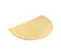 ifundom Alfombra Semicircular De PVC para Arena De Gatos Almohadilla para Gato Tapete Antiderrames para Limpiar El Arenero