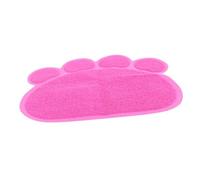ifundom Alfombrilla para Gatos con Diseño Forma de Pata Antideslizante Resistente y Fácil de Limpiar para Evitar Dispersión de Jumbo