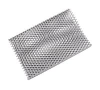 ifundom Alfombrilla para Jaula de Perro Gris Esterilla Aislante para Patas Diseño de Malla Perforada para Drenaje Resistente y Fácil de Limpiar Suministros para Mascotas