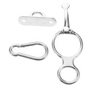 ifundom Anillo de Amarre para Caballos Acero Inoxidable Resistente para Entrenamiento y Establos Accesorio Multifuncional para Remolques y Uso Interior y Exterior