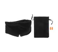 ifundom Antifaz para Dormir con Tapones Oídos y Bolsa de Almacenamiento Antifaz de Seda Sintética Bloqueador de Luz Diseño de Diadema Ajustable para Viajes y Siestas