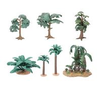 ifundom Árbol Modelo de Paisaje Verde de Plástico Acabado Realista y Fina Elaboración para Decoración de Escritorio en Oficina o Hogar