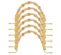 ifundom Asas de Ratán para Tetera de Cerámica Estilo Kung Fu, Mango Ergonómico Resistente al Calor, Antideslizante, 6 Unidades, Accesorio Repuesto para Teteras Chinas y Japonesas,