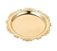 ifundom Bandeja Decorativa Para Snacks y Postres Plato Multifuncional Para Mesa De Comedor Almacenamiento De Joyas Diseño Elegante